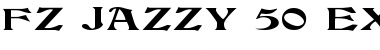 Download FZ JAZZY 50 EX Normal Font Title Preview