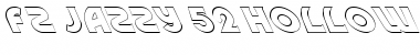 Download FZ JAZZY 52 HOLLOW LEFTY Normal Font Title Preview
