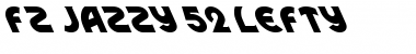 Download FZ JAZZY 52 LEFTY Normal Font Title Preview
