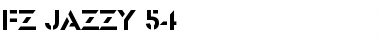 Download FZ JAZZY 54 Regular Font Title Preview