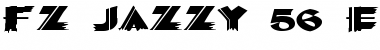 Download FZ JAZZY 56 EX Normal Font Title Preview