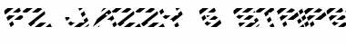 Download FZ JAZZY 6 STRIPED LEFTY Normal Font Title Preview