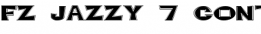 Download FZ JAZZY 7 CONTOUR EX Normal Font Title Preview