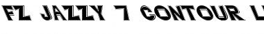 Download FZ JAZZY 7 CONTOUR LEFTY Normal Font Title Preview