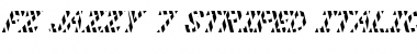 Download FZ JAZZY 7 STRIPED ITALIC Normal Font Title Preview