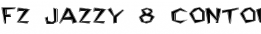 Download FZ JAZZY 8 CONTOUR EX Normal Font Title Preview