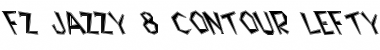 Download FZ JAZZY 8 CONTOUR LEFTY Normal Font Title Preview