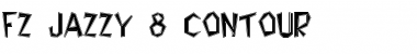 Download FZ JAZZY 8 CONTOUR Normal Font Title Preview