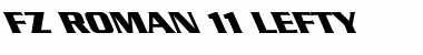 Download FZ ROMAN 11 LEFTY Normal Font Title Preview