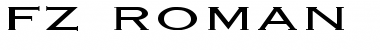 Download FZ ROMAN 13 EX Light Font Title Preview