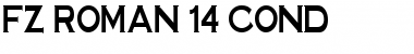 Download FZ ROMAN 14 COND Light Font Title Preview
