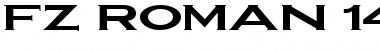 Download FZ ROMAN 14 EX Light Font Title Preview