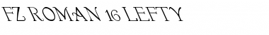 Download FZ ROMAN 16 LEFTY Normal Font Title Preview