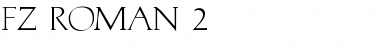 Download FZ ROMAN 2 Normal Font Title Preview