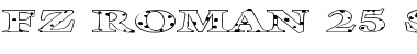 Download FZ ROMAN 25 SPOTTED EX Normal Font Title Preview