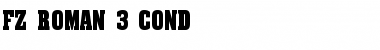 Download FZ ROMAN 3 COND Light Font Title Preview