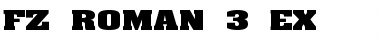 Download FZ ROMAN 3 EX Light Font Title Preview