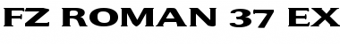 Download FZ ROMAN 37 EX Normal Font Title Preview