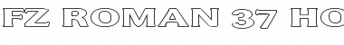 Download FZ ROMAN 37 HOLLOW EX Normal Font Title Preview