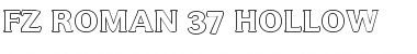 Download FZ ROMAN 37 HOLLOW Normal Font Title Preview