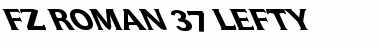 Download FZ ROMAN 37 LEFTY Normal Font Title Preview