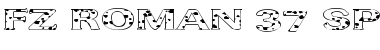 Download FZ ROMAN 37 SPOTTED EX Normal Font Title Preview