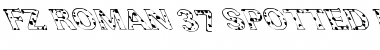 Download FZ ROMAN 37 SPOTTED LEFTY Normal Font Title Preview
