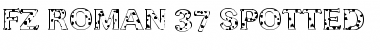 Download FZ ROMAN 37 SPOTTED Normal Font Title Preview