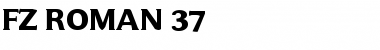 Download FZ ROMAN 37 Normal Font Title Preview