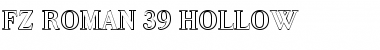Download FZ ROMAN 39 HOLLOW Normal Font Title Preview