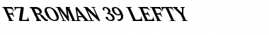 Download FZ ROMAN 39 LEFTY Normal Font Title Preview