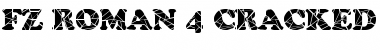 Download FZ ROMAN 4 CRACKED Normal Font Title Preview