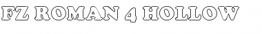 Download FZ ROMAN 4 HOLLOW Normal Font Title Preview