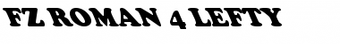 Download FZ ROMAN 4 LEFTY Extra Heavy Font Title Preview
