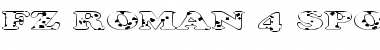 Download FZ ROMAN 4 SPOTTED EX Heavy Font Title Preview