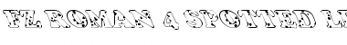 Download FZ ROMAN 4 SPOTTED LEFTY Heavy Font Title Preview