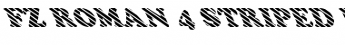 Download FZ ROMAN 4 STRIPED LEFTY Normal Font Title Preview