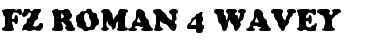 Download FZ ROMAN 4 WAVEY Normal Font Title Preview