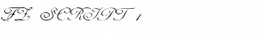 Download FZ SCRIPT 1 Normal Font Title Preview