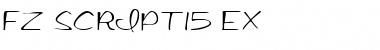 Download FZ SCRIPT 15 EX Normal Font Title Preview