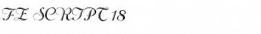 Download FZ SCRIPT 18 Normal Font Title Preview