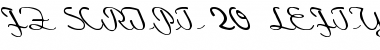 Download FZ SCRIPT 20 LEFTY Normal Font Title Preview