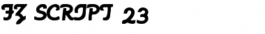 Download FZ SCRIPT 23 Normal Font Title Preview