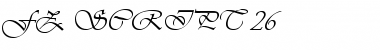 Download FZ SCRIPT 26 Normal Font Title Preview