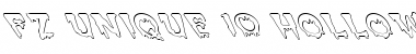 Download FZ UNIQUE 10 HOLLOW LEFTY Normal Font Title Preview