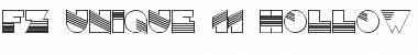Download FZ UNIQUE 11 HOLLOW Normal Font Title Preview