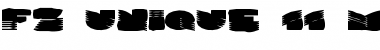 Download FZ UNIQUE 11 MANGLED EX Normal Font Title Preview