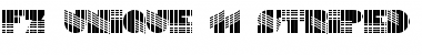 Download FZ UNIQUE 11 STRIPED Normal Font Title Preview