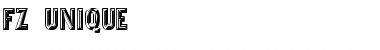 Download FZ UNIQUE 16 Normal Font Title Preview
