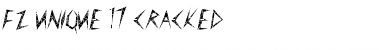 Download FZ UNIQUE 17 CRACKED Normal Font Title Preview